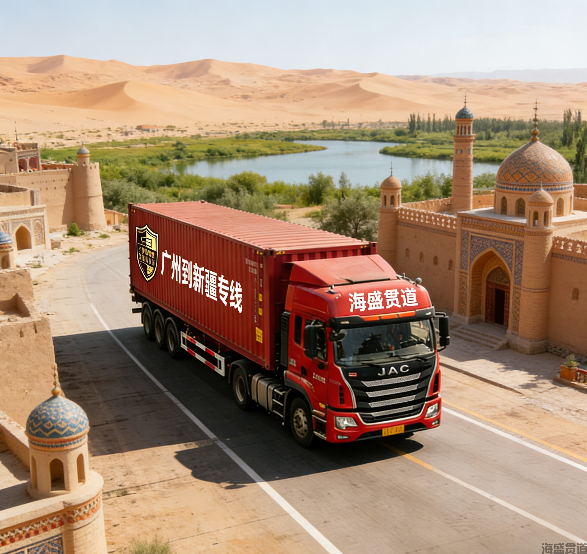 廣州至烏魯木齊物流專線從“批量壓貨”到“跨境云倉(cāng)”，4100
